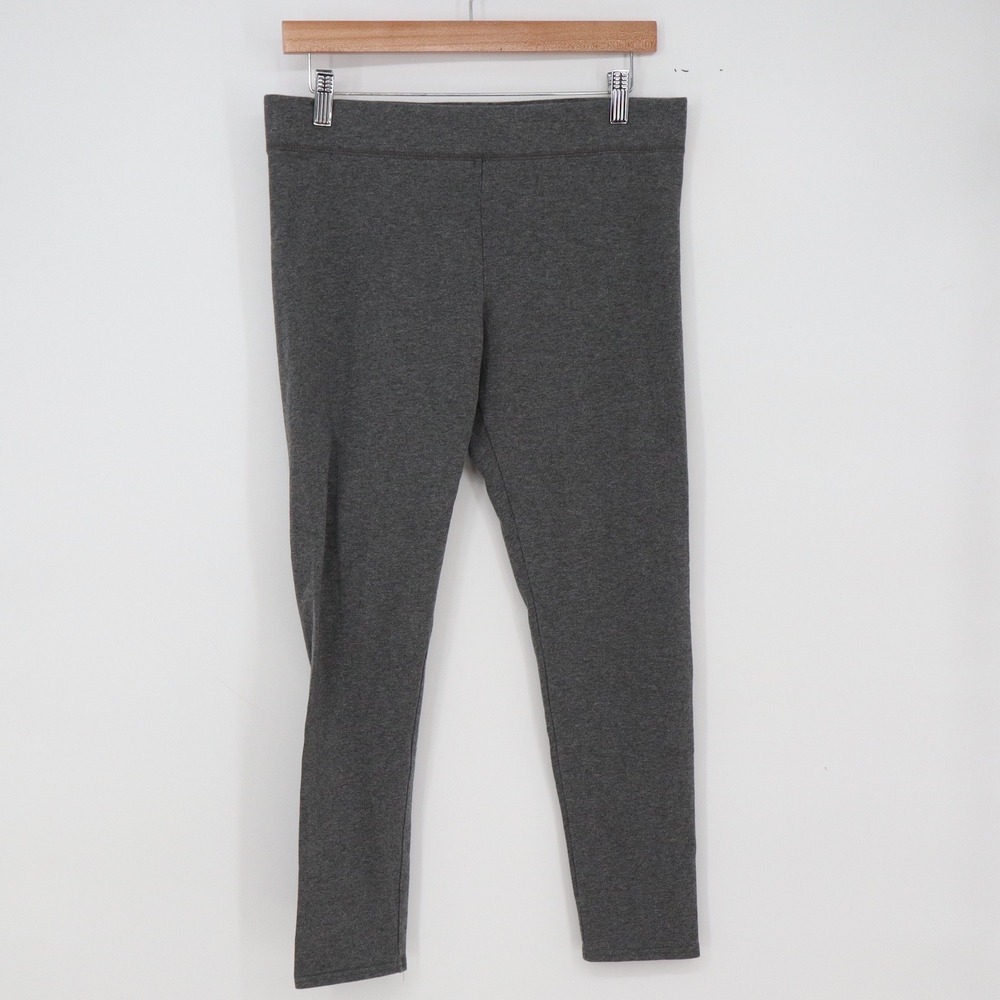 Aerie Leggings Womens L Chill Play Move Grey Cotton Stretch Excellent